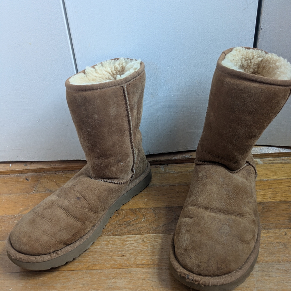 UGG Tan Shearling Boots